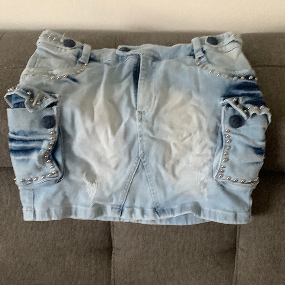 Beautiful jeans skirt made in Colombia